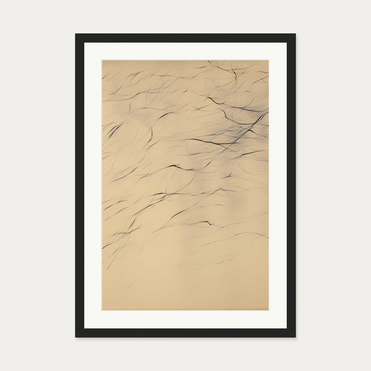 Texture Art Print — 50 x 70 cm — Black Frame