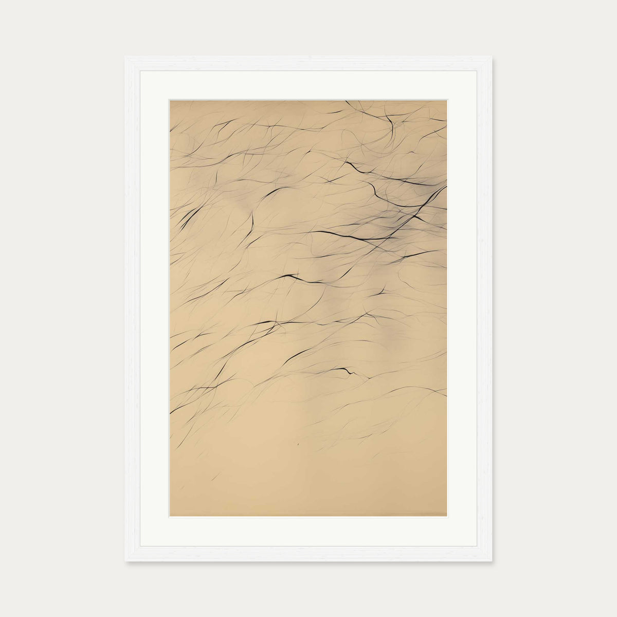 Texture Art Print — 50 x 70 cm — White Frame