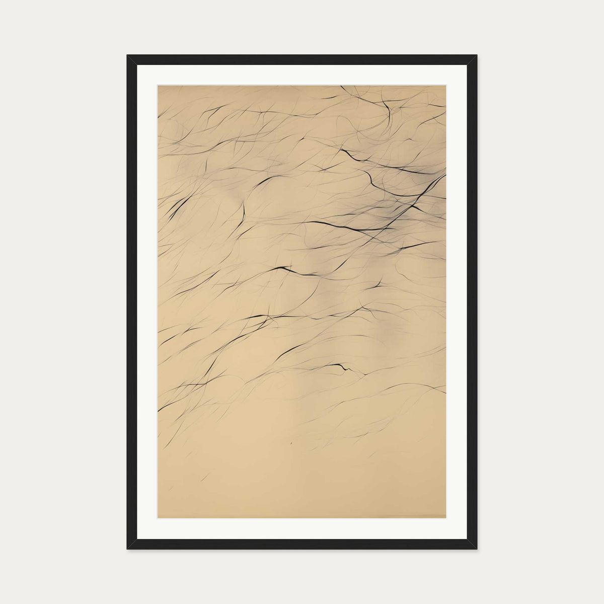 Texture Art Print — 70 x 100 cm — Black Frame