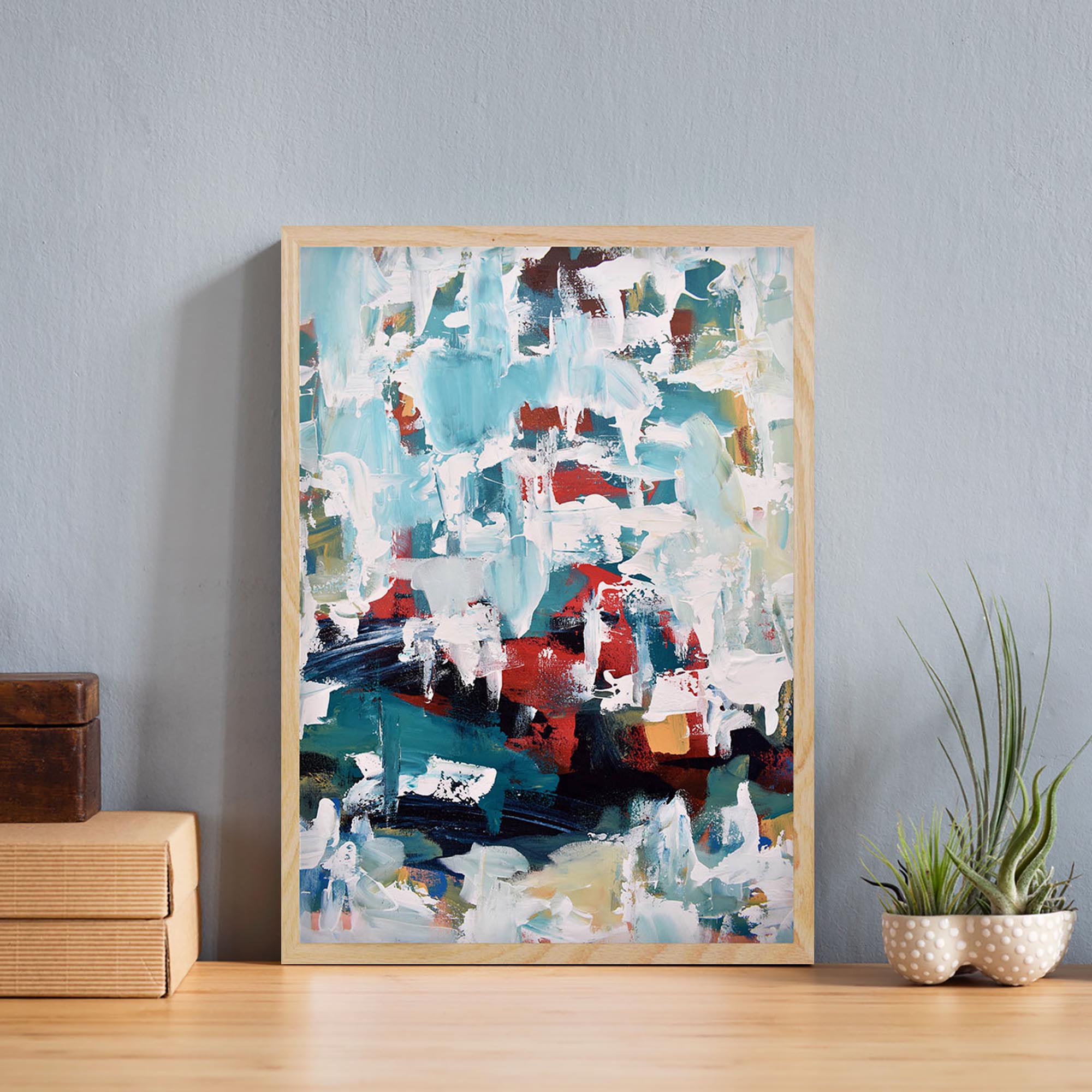 Abstract 271 Framed Art
