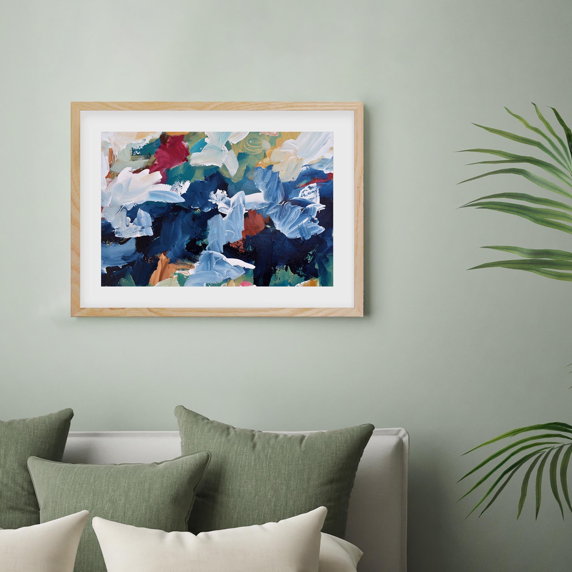 Abstract 309 Framed Art
