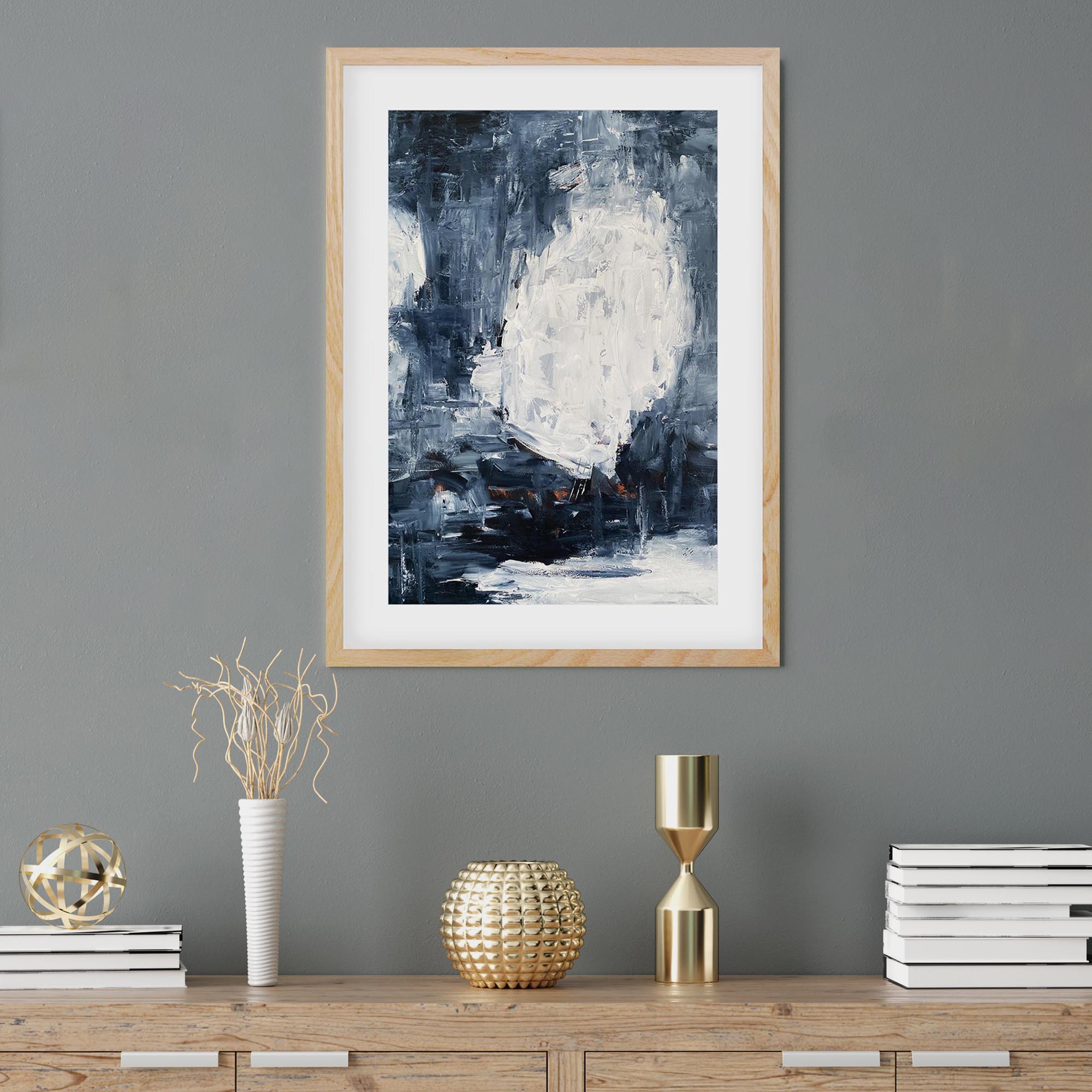 Abstract 510 Framed Art