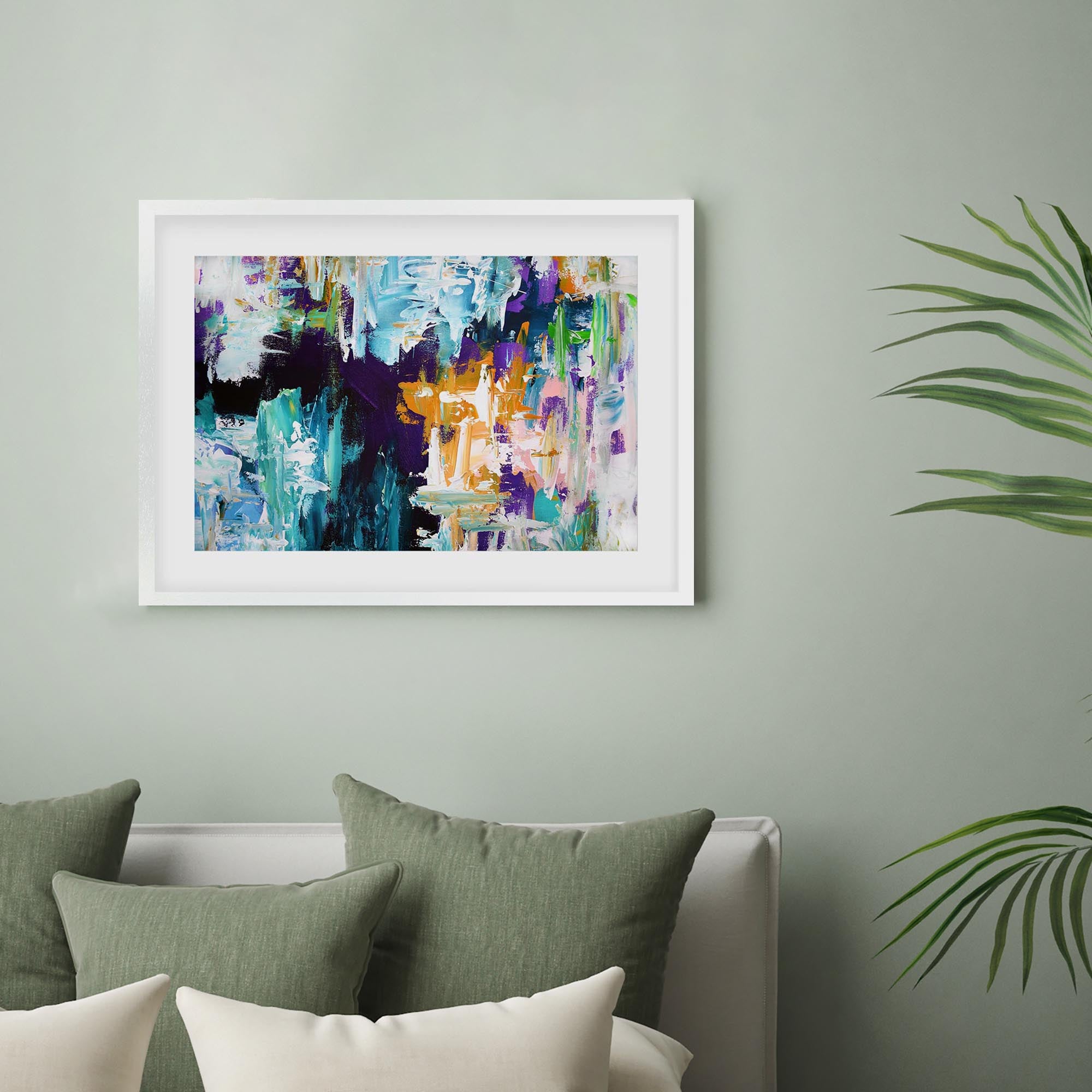 Abstract 169 Framed Art