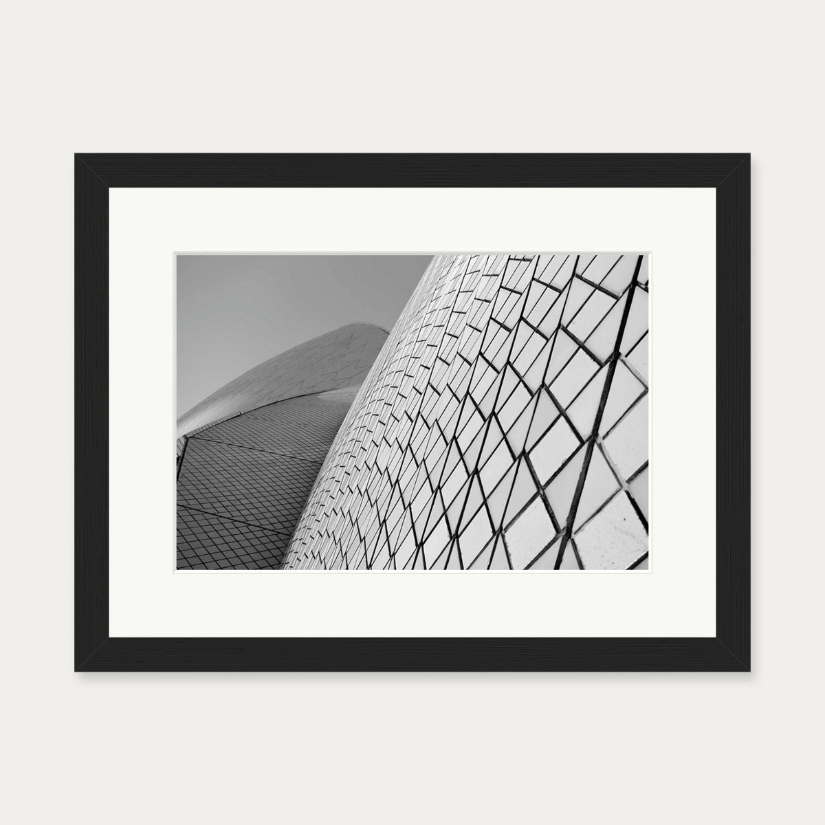 The Dome Wall Art Print — 30 x 40 cm — Black Frame