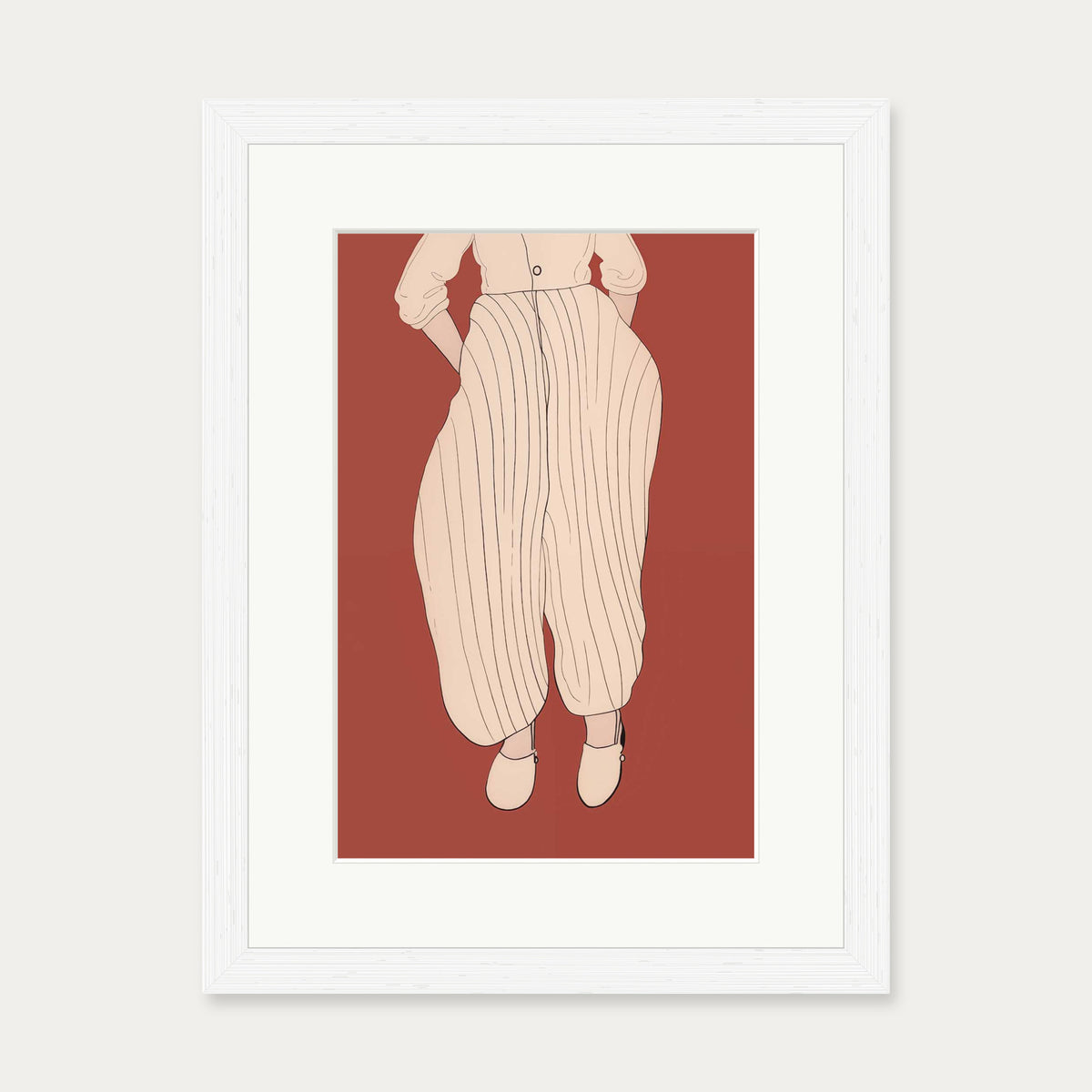 The Dream Art Print — 30 x 40 cm — White Frame