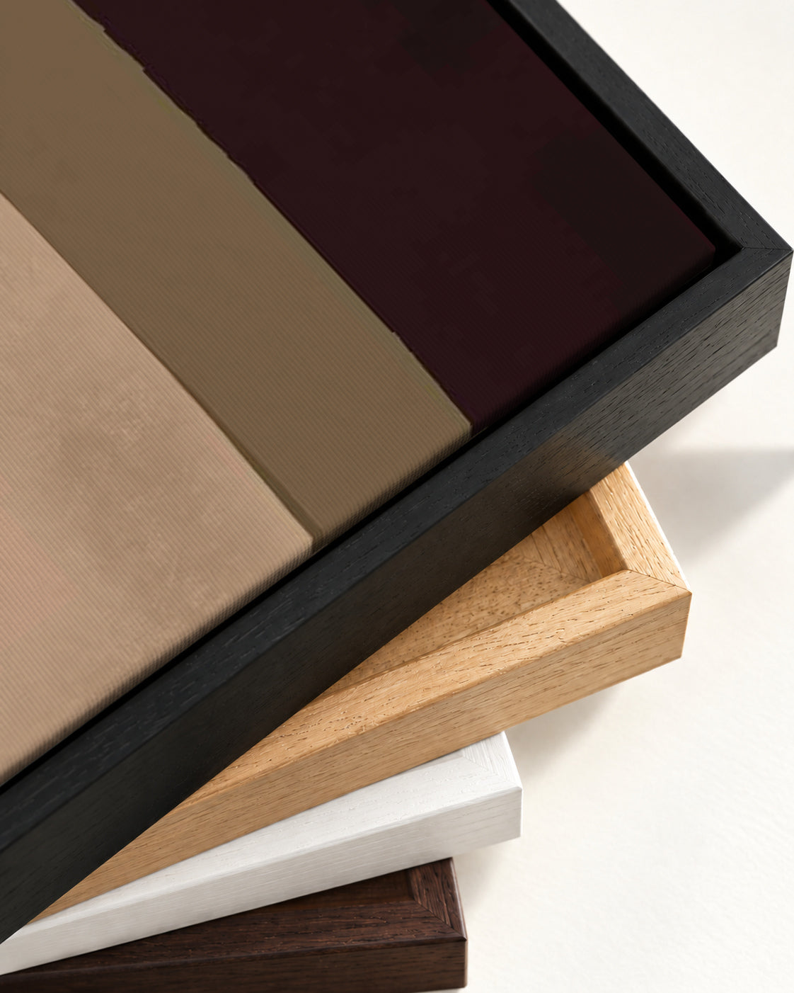 The Contemporary Farm Canvas Art — framed canvas corner and wrapped canvas detail