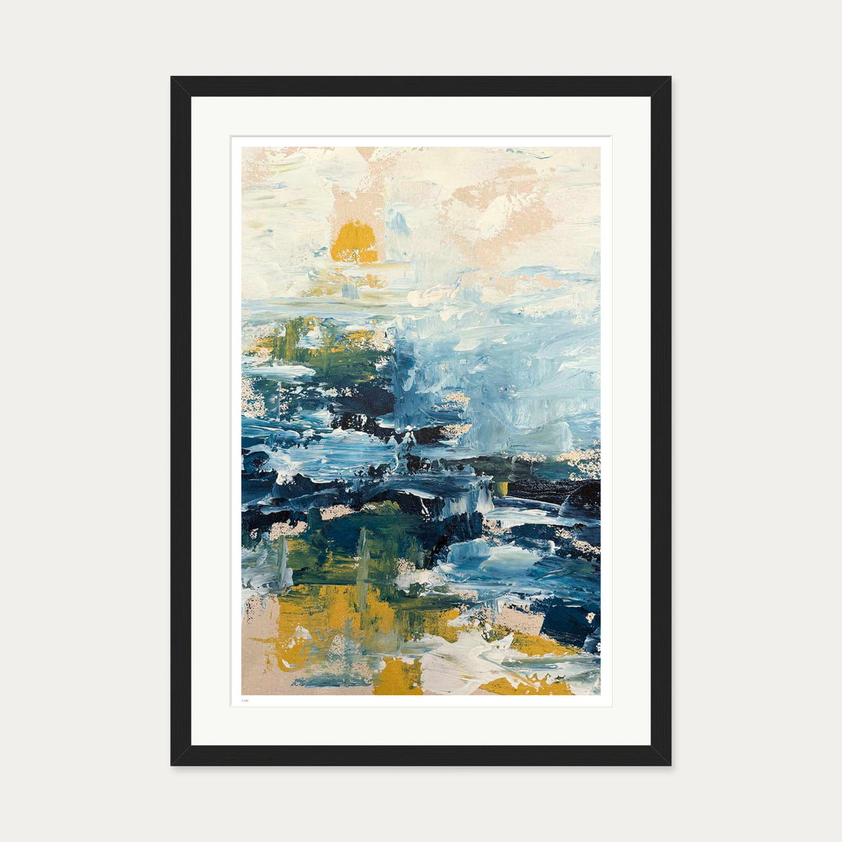 The Lake II Limited Edition Print — 50 x 70 cm — Black Frame