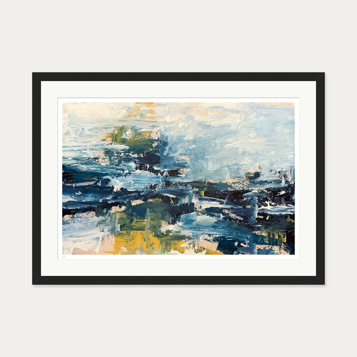 The Lake Limited Edition Print — 50 x 70 cm — Black Frame