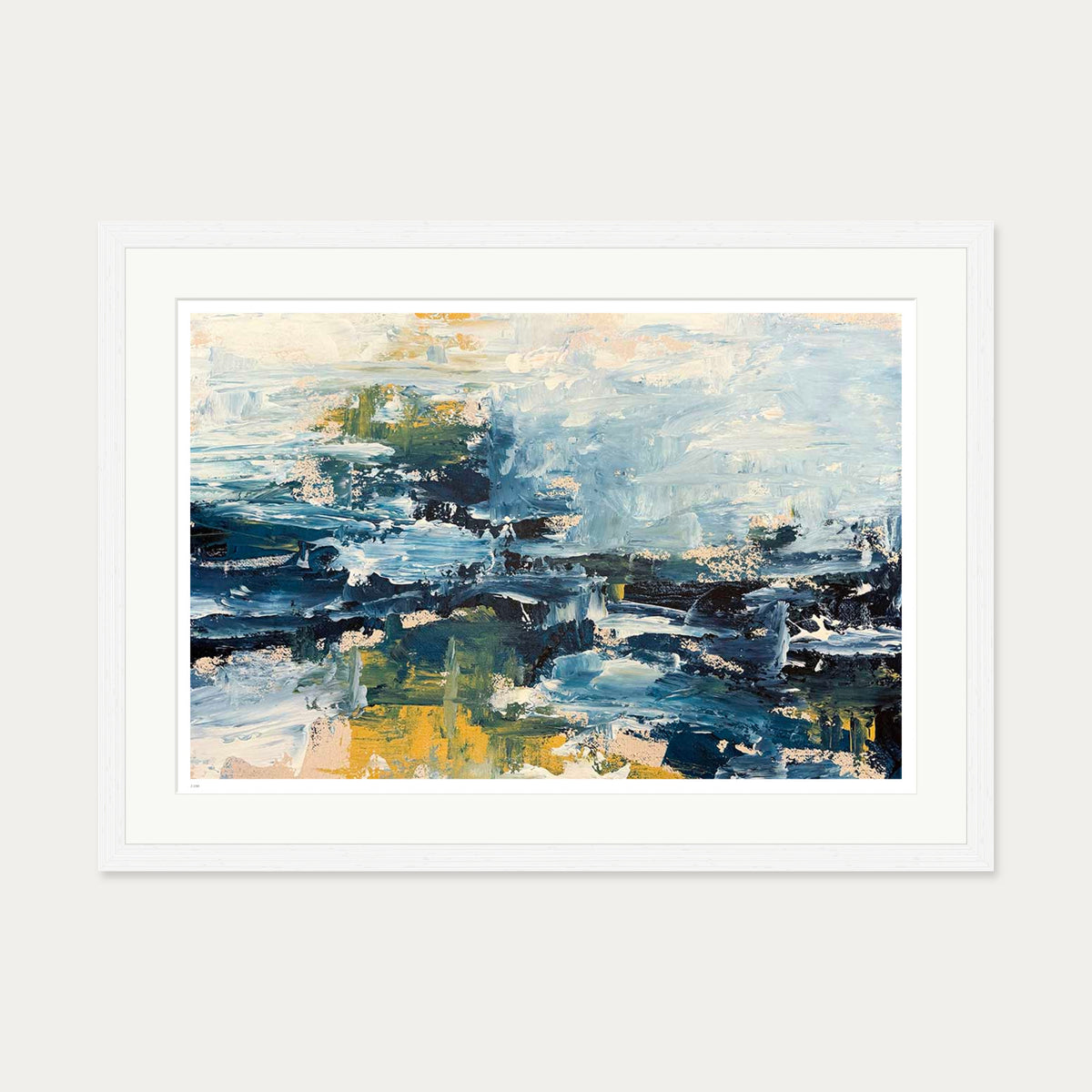 The Lake Limited Edition Print — 50 x 70 cm — White Frame
