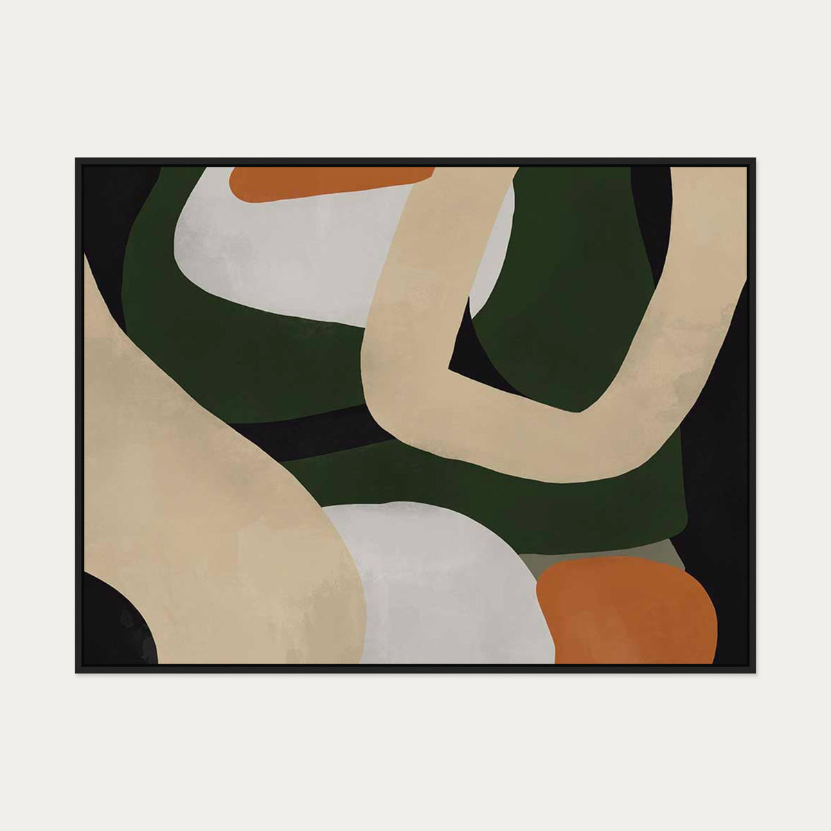 The Morning After Canvas Art — 90 x 120 cm — Black Frame