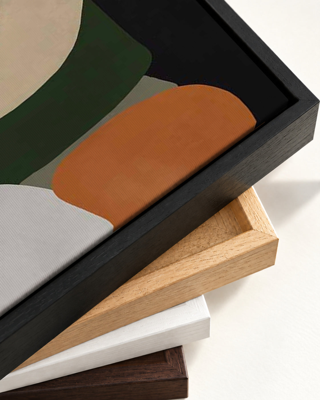 The Morning After Canvas Art — framed canvas corner and wrapped canvas detail