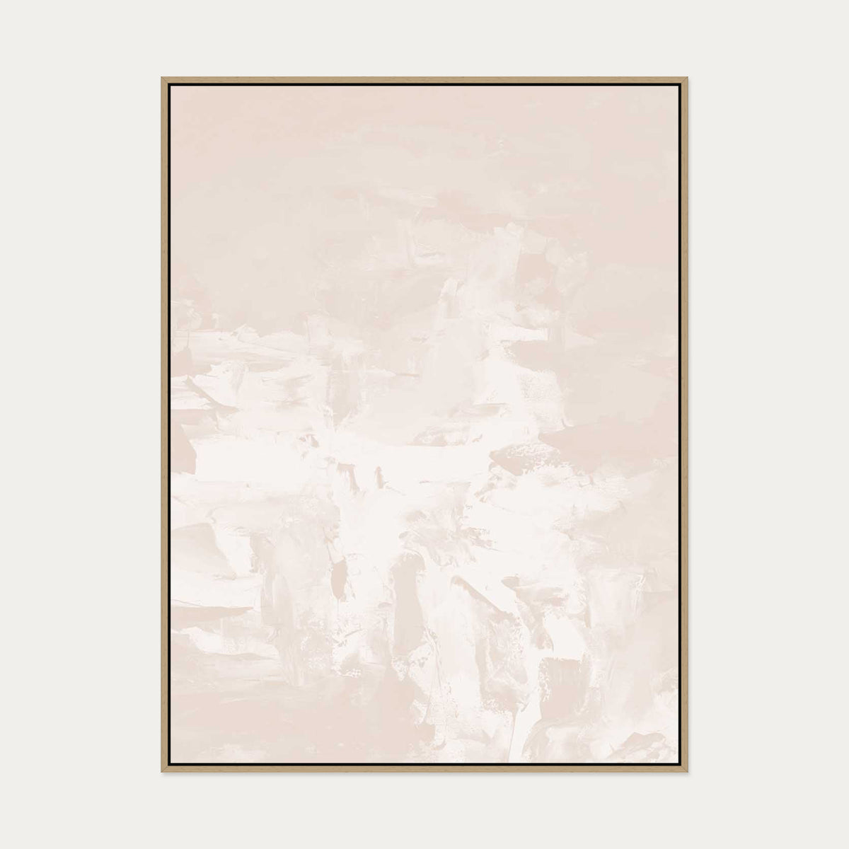 The Muse Canvas Art — 90 x 120 cm — Oak Frame