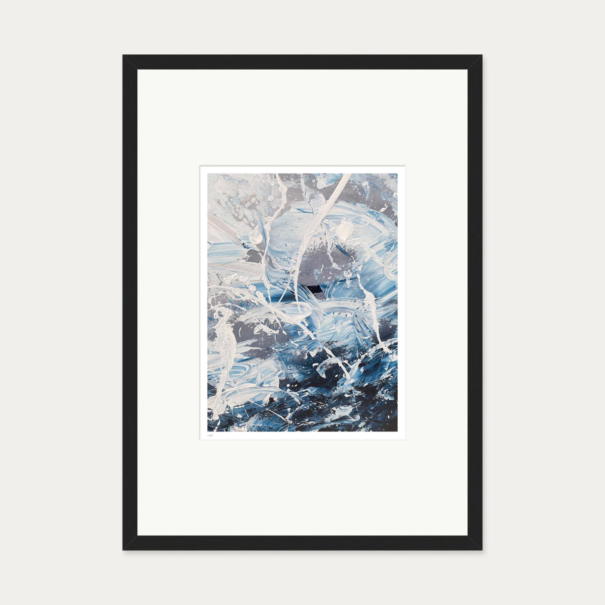 The Rain Limited Edition Print — 50 x 70 cm — Black Frame