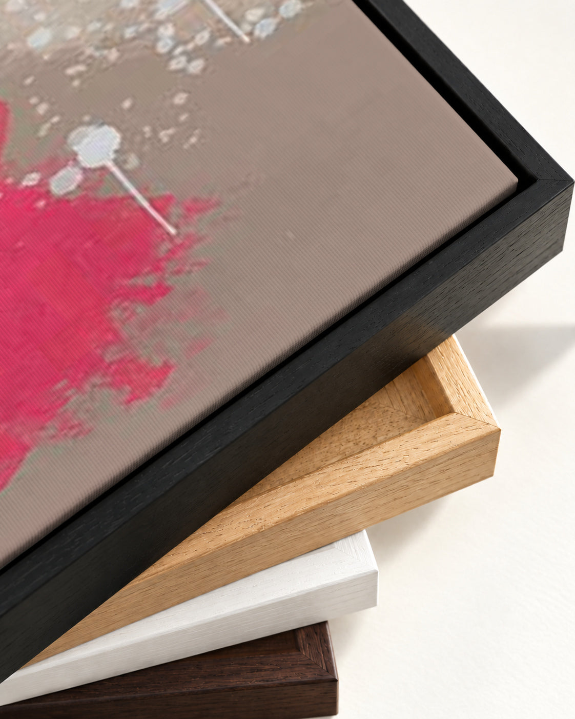 The Reef Canvas Art — framed canvas corner and wrapped canvas detail