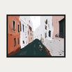 The River City Canvas Art — 50 x 70 cm — Black Frame