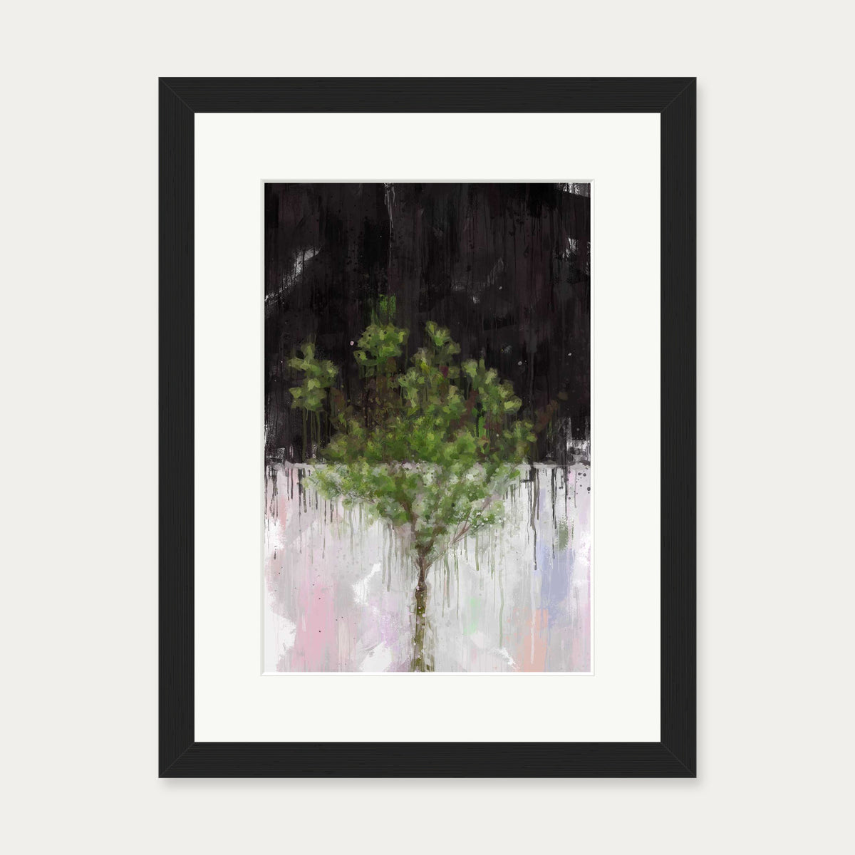 The Tree Of Life Art Print — 30 x 40 cm — Black Frame