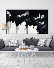 The Peak | Diptych Original Paintings | 200x120cm