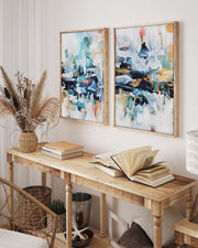 The Waves Canvas Set Of 2