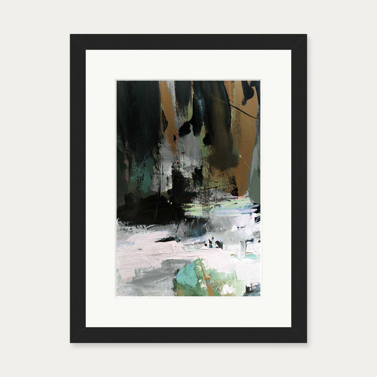 Through The Tropics Art Print — 30 x 40 cm — Black Frame
