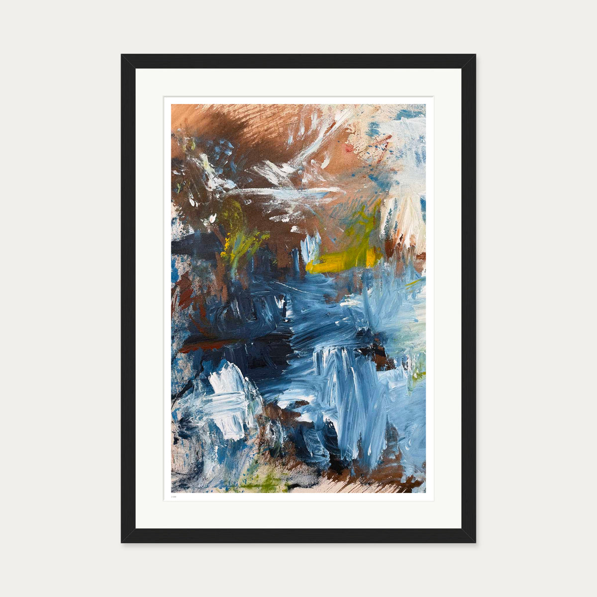 Tides II Limited Edition Print — 50 x 70 cm — Black Frame
