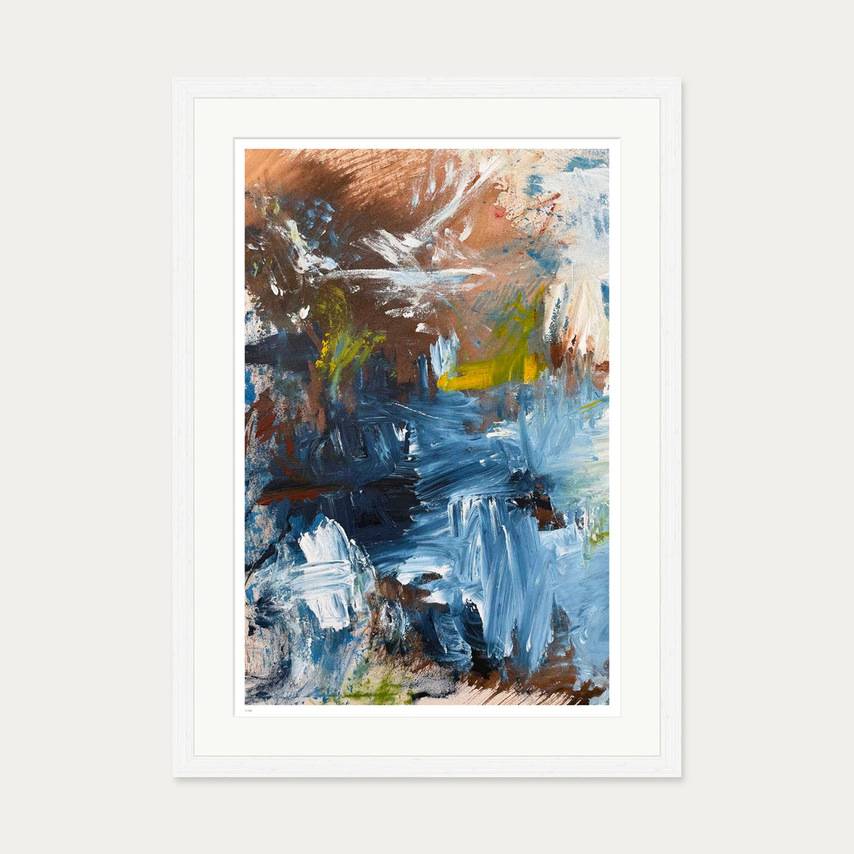 Tides II Limited Edition Print — 50 x 70 cm — White Frame