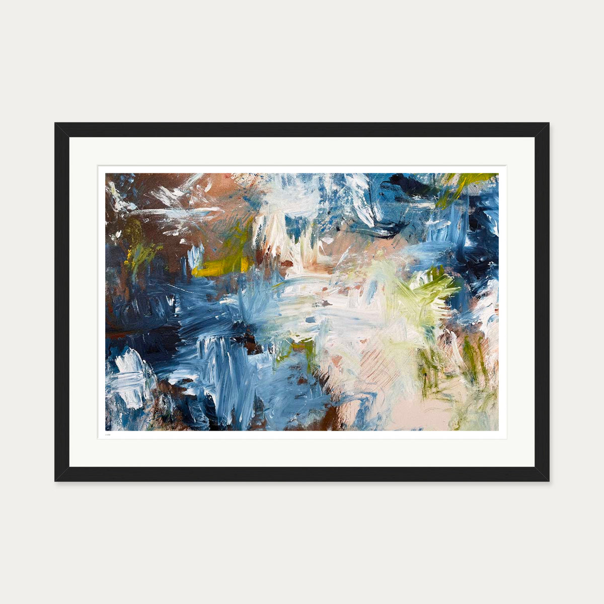 Tides Limited Edition Print — 50 x 70 cm — Black Frame
