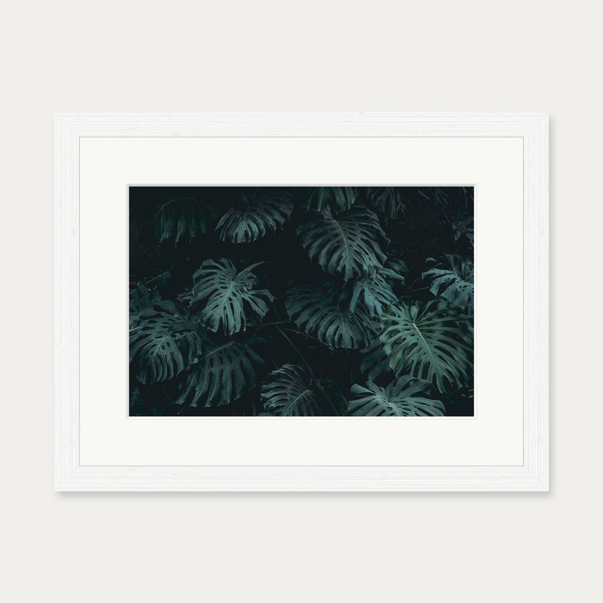 Tropical Forest III Wall Art Print — 30 x 40 cm — White Frame