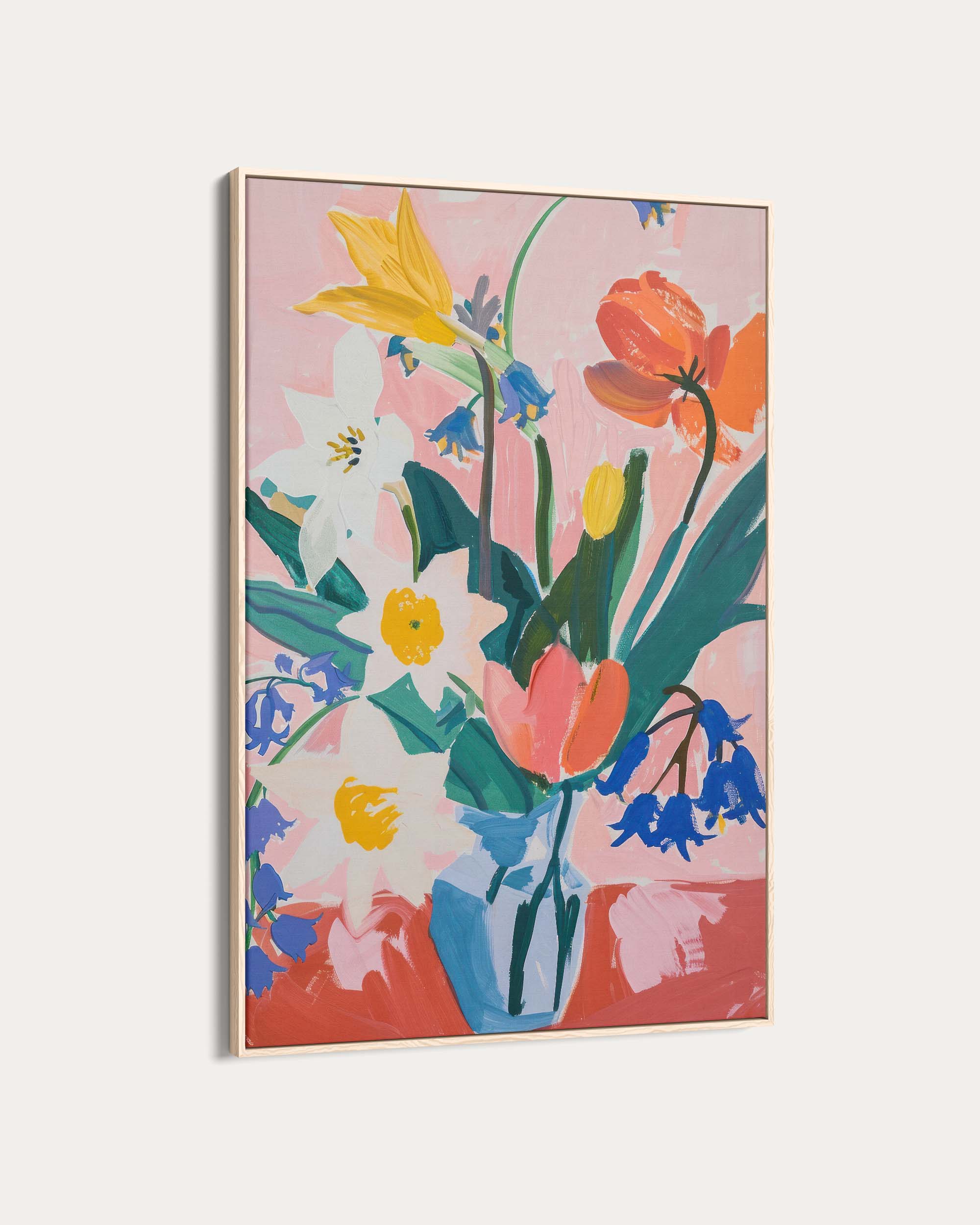 Colourful Flowers Wall Art