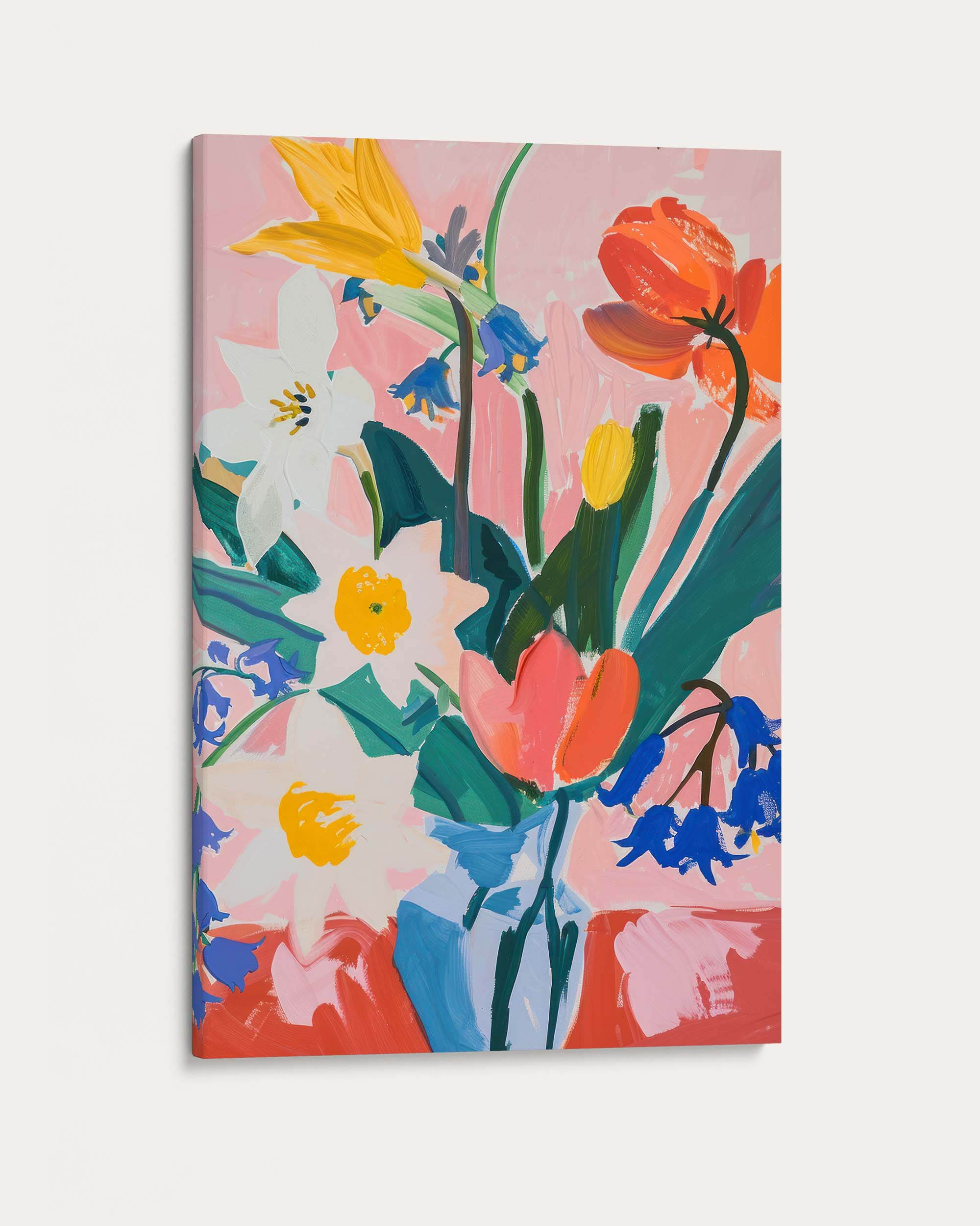 Colourful Flowers Wall Art