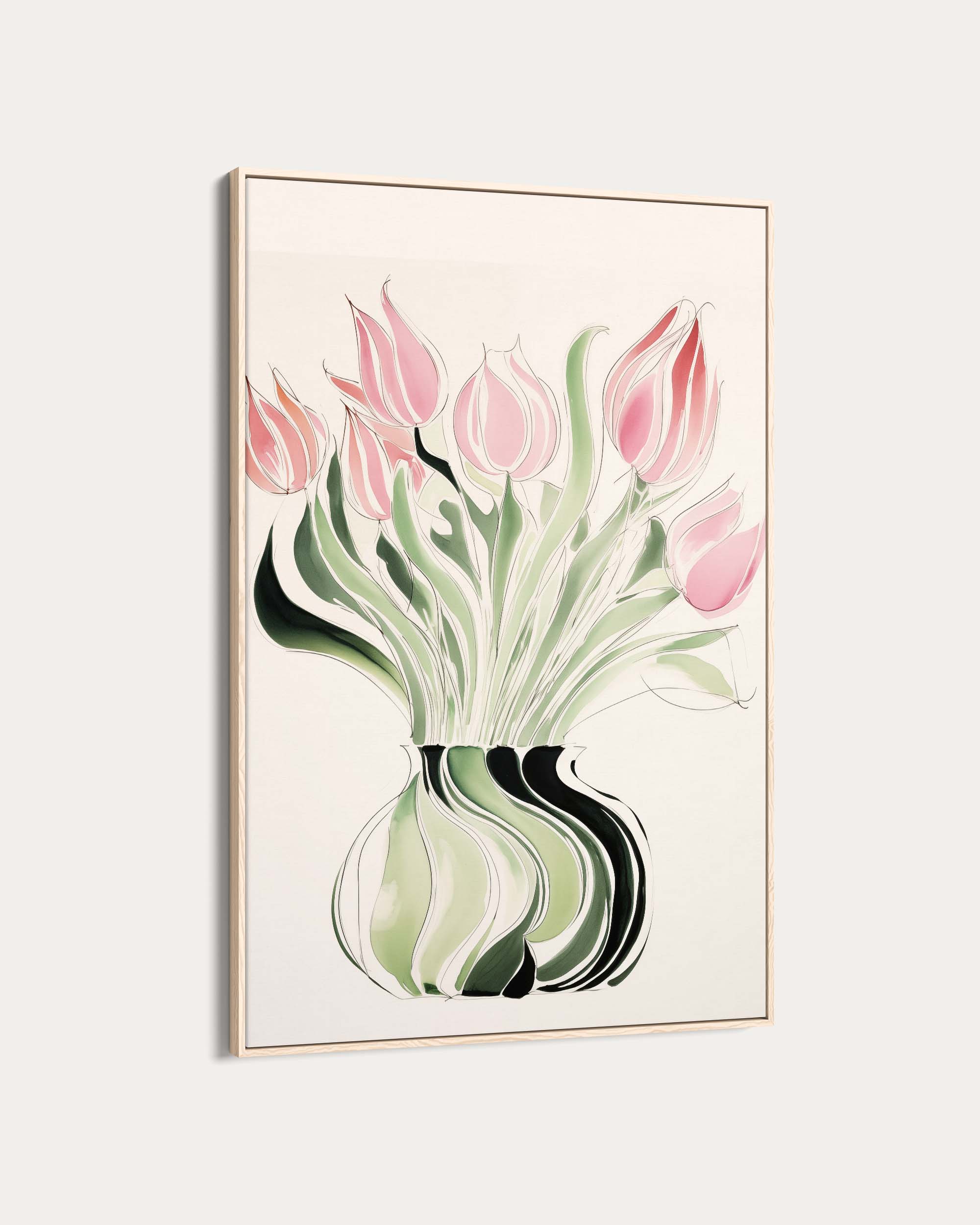 Pink Flowers Art Print