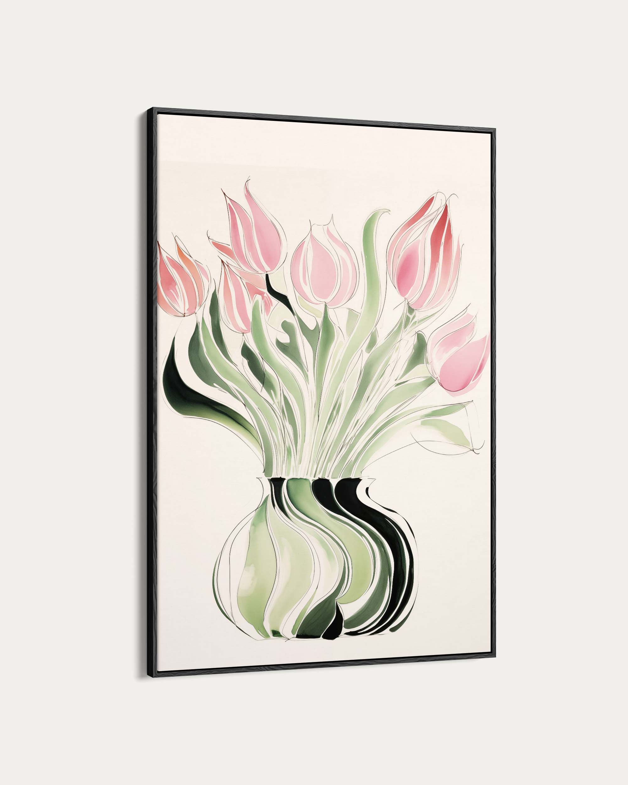 Pink Flowers Art Print