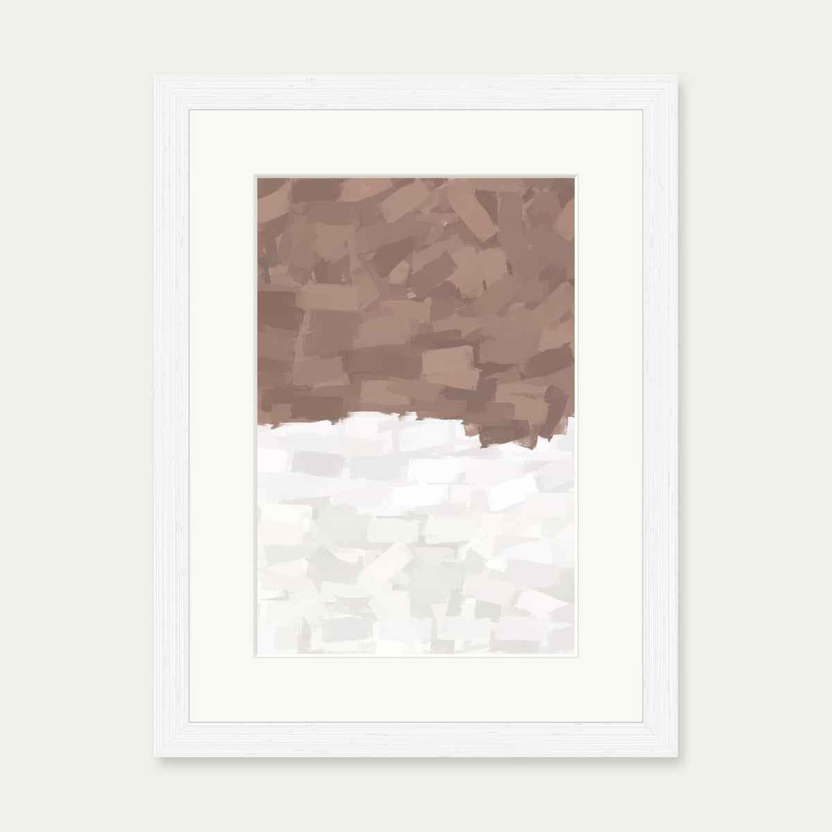 Two Parts Art Print — 30 x 40 cm — White Frame