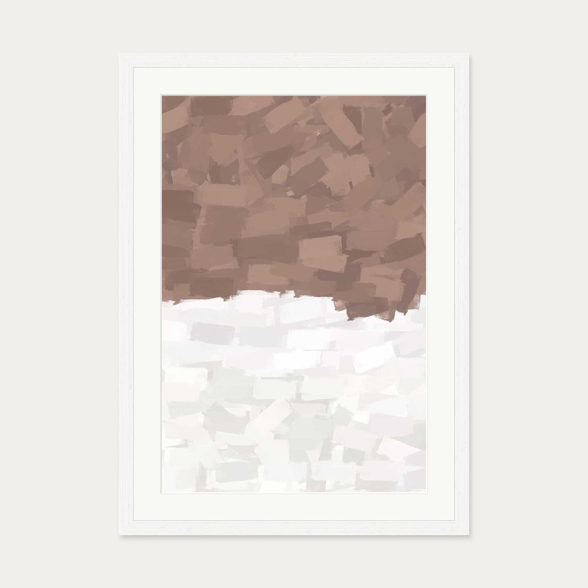 Two Parts Art Print — 50 x 70 cm — White Frame