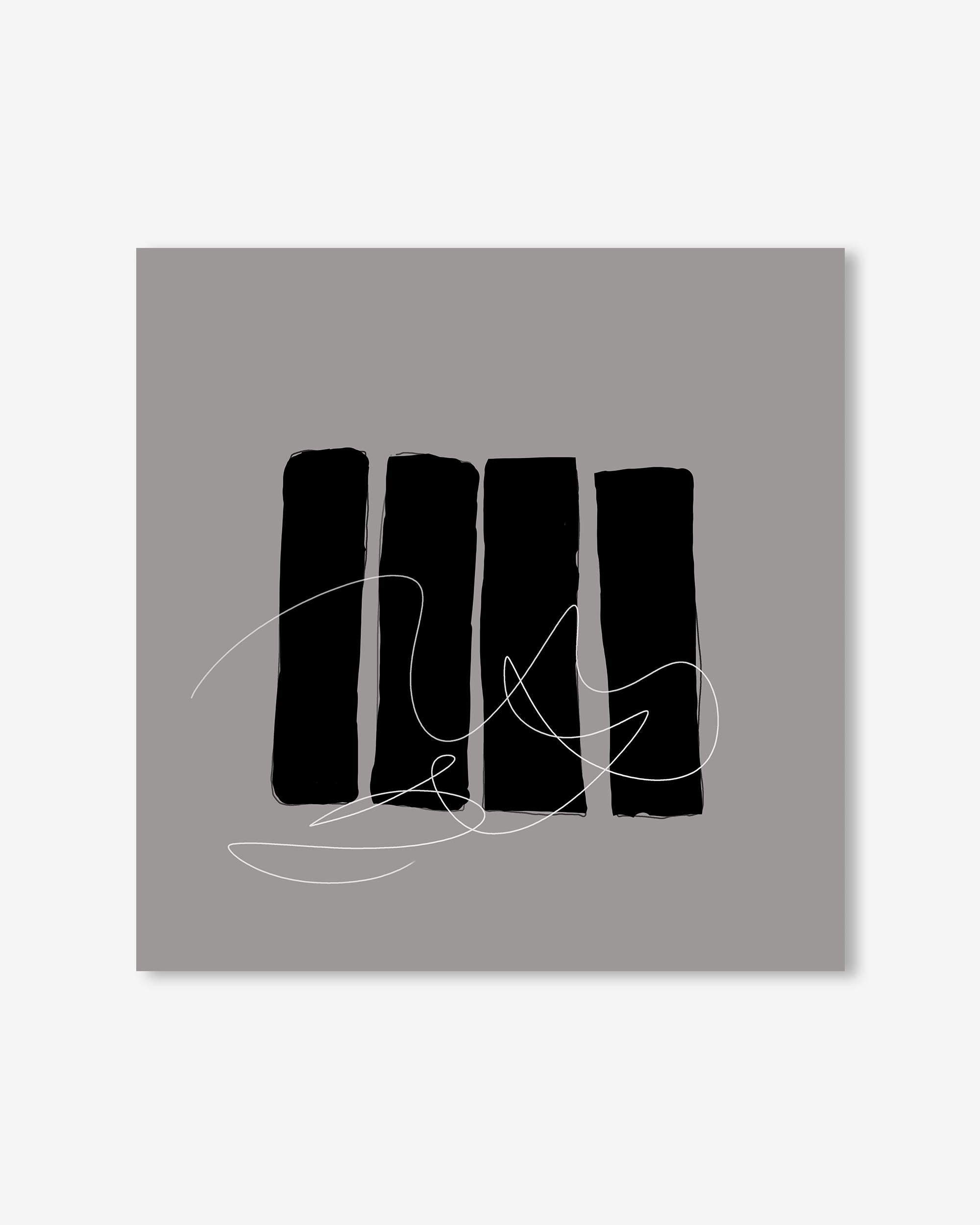 Lyrical Abstract II Art Print