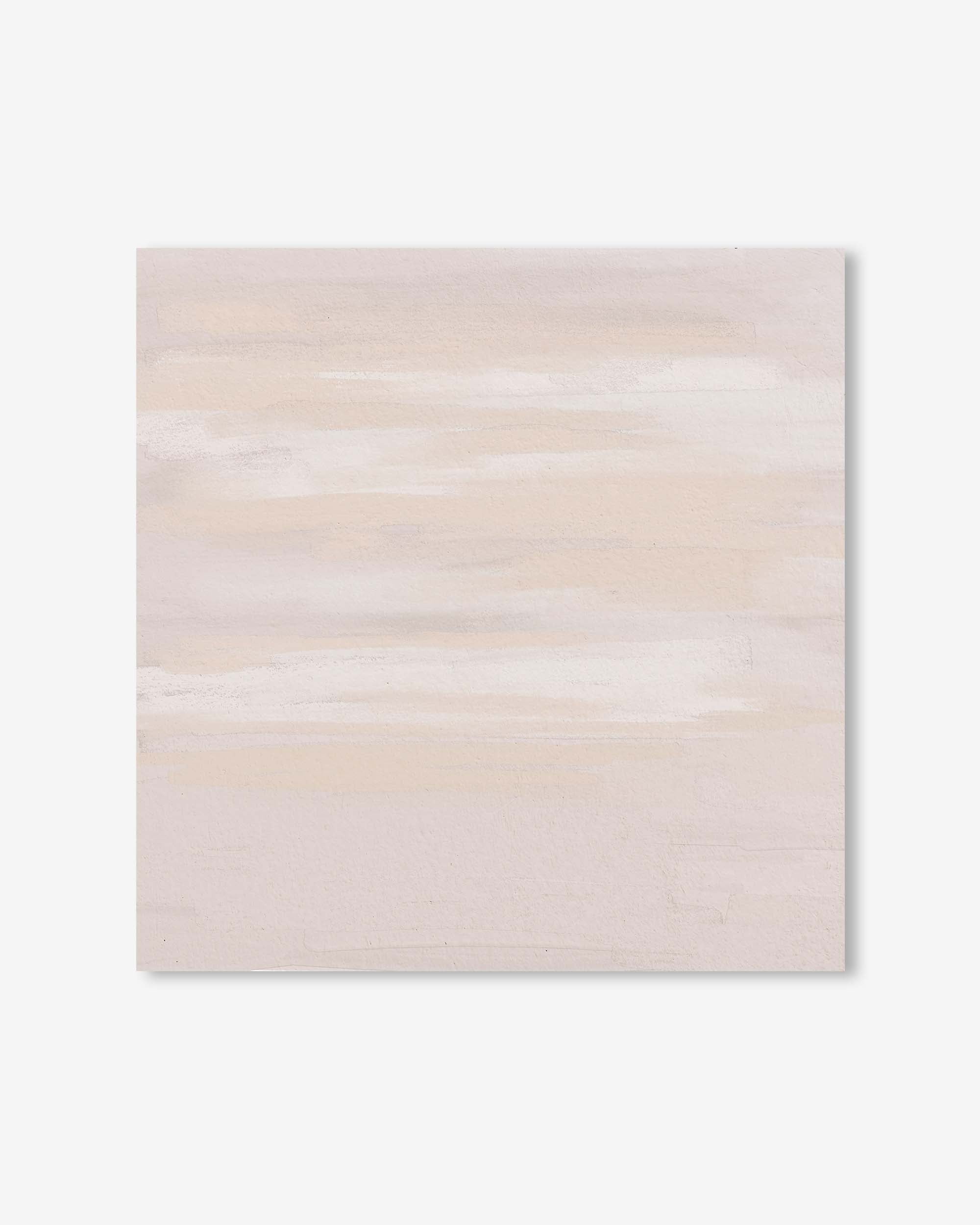 Abstract Peach Sky Art Print