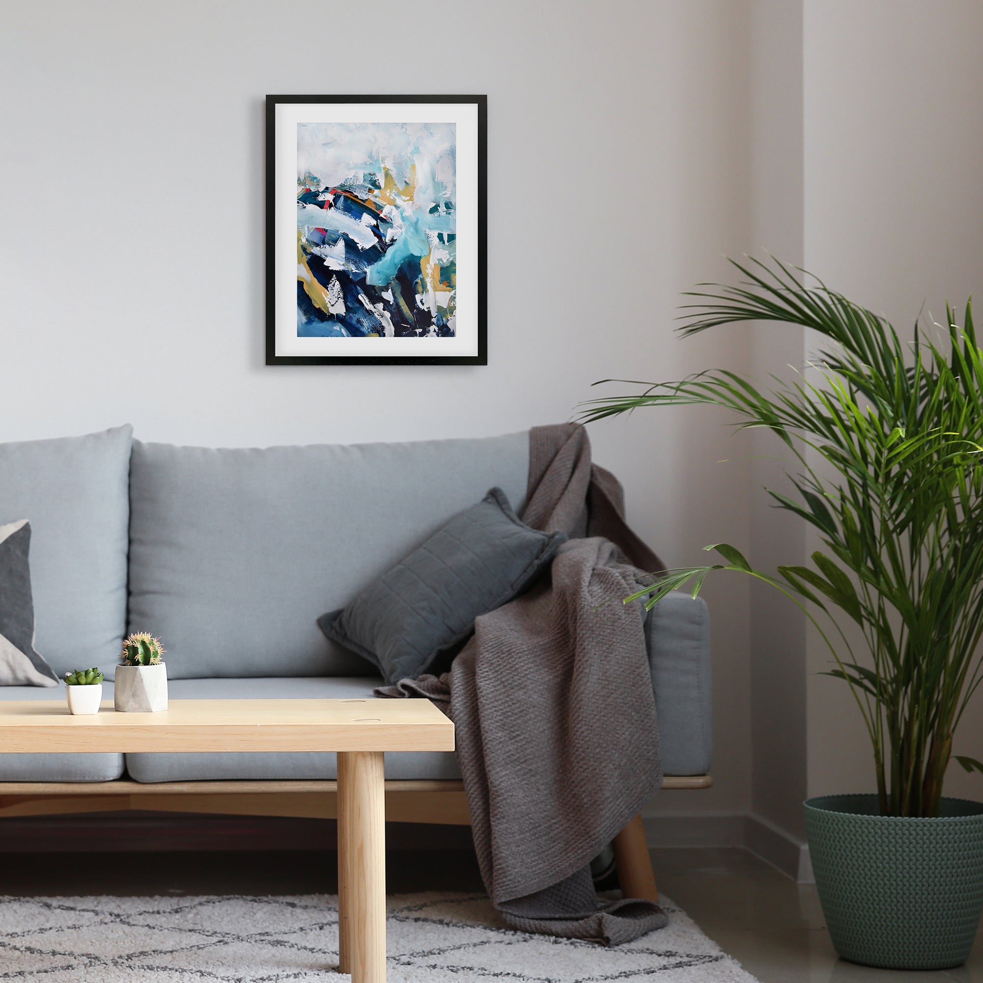 Abstract 201 Framed Art