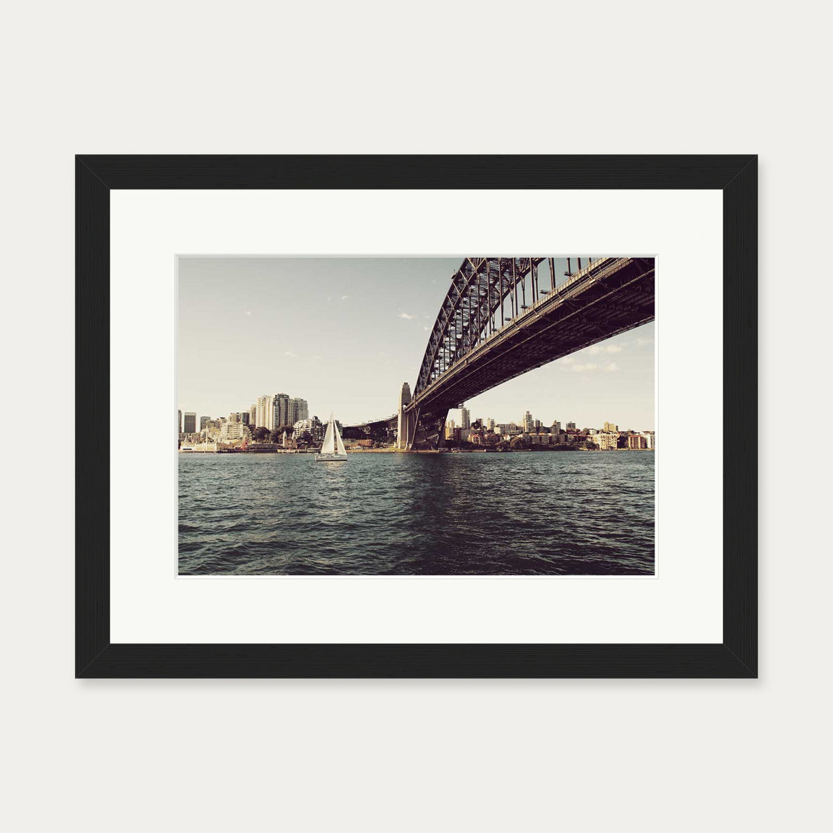 Urban Landscape Wall Art Print — 30 x 40 cm — Black Frame