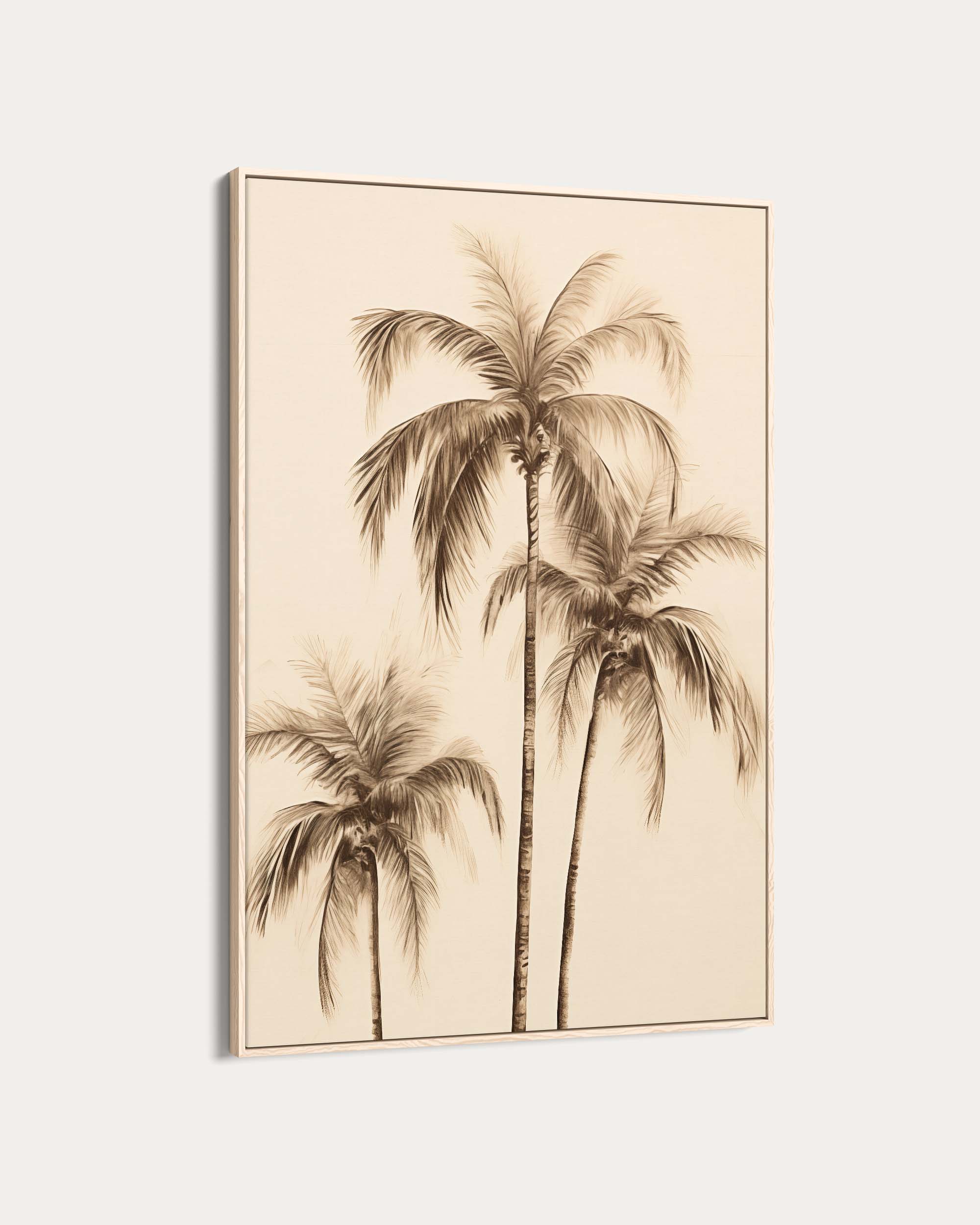 Three Palms Wall Art Print