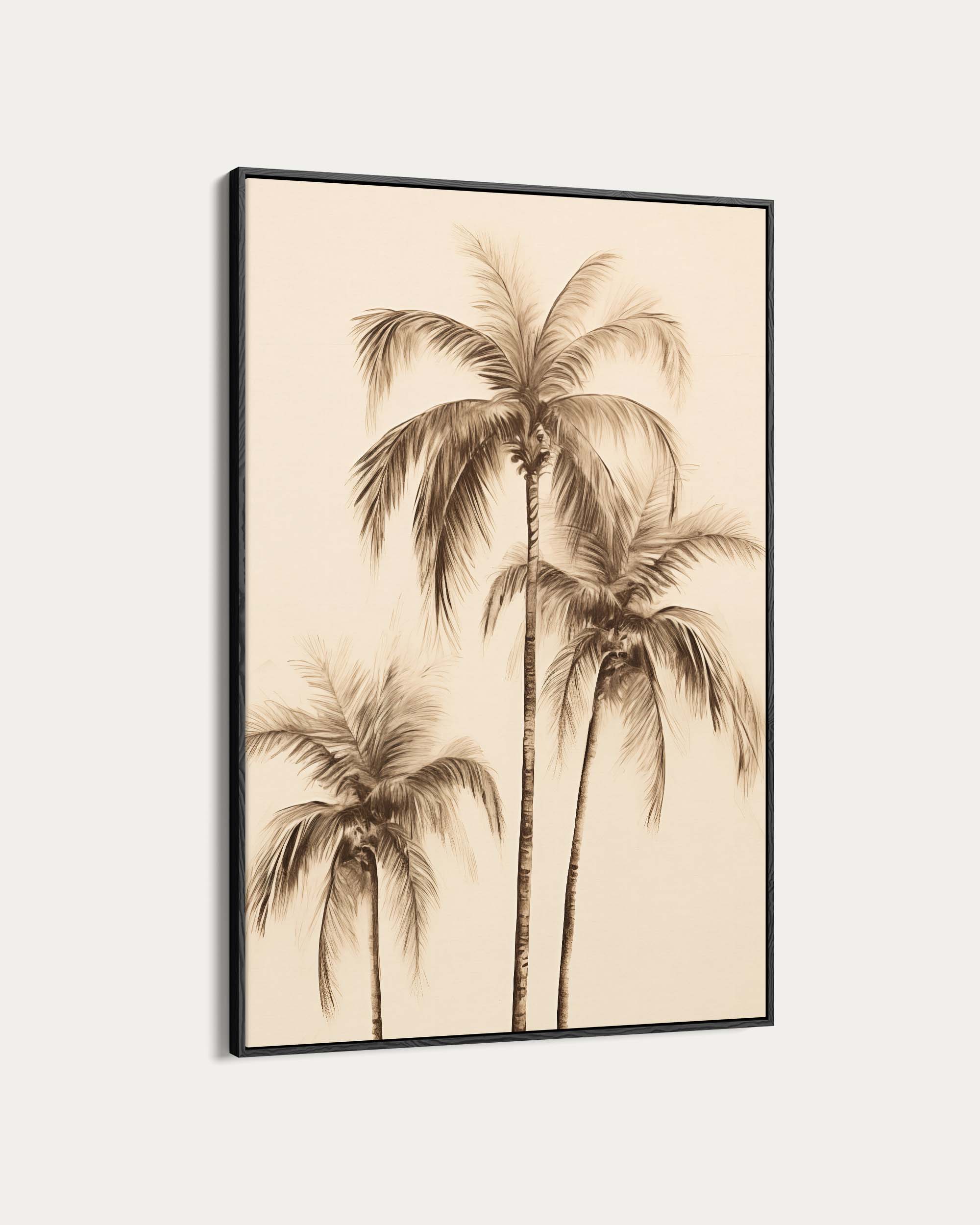 Three Palms Wall Art Print