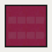 Viva Magenta I Canvas Art — 50 x 50 cm — Black Frame