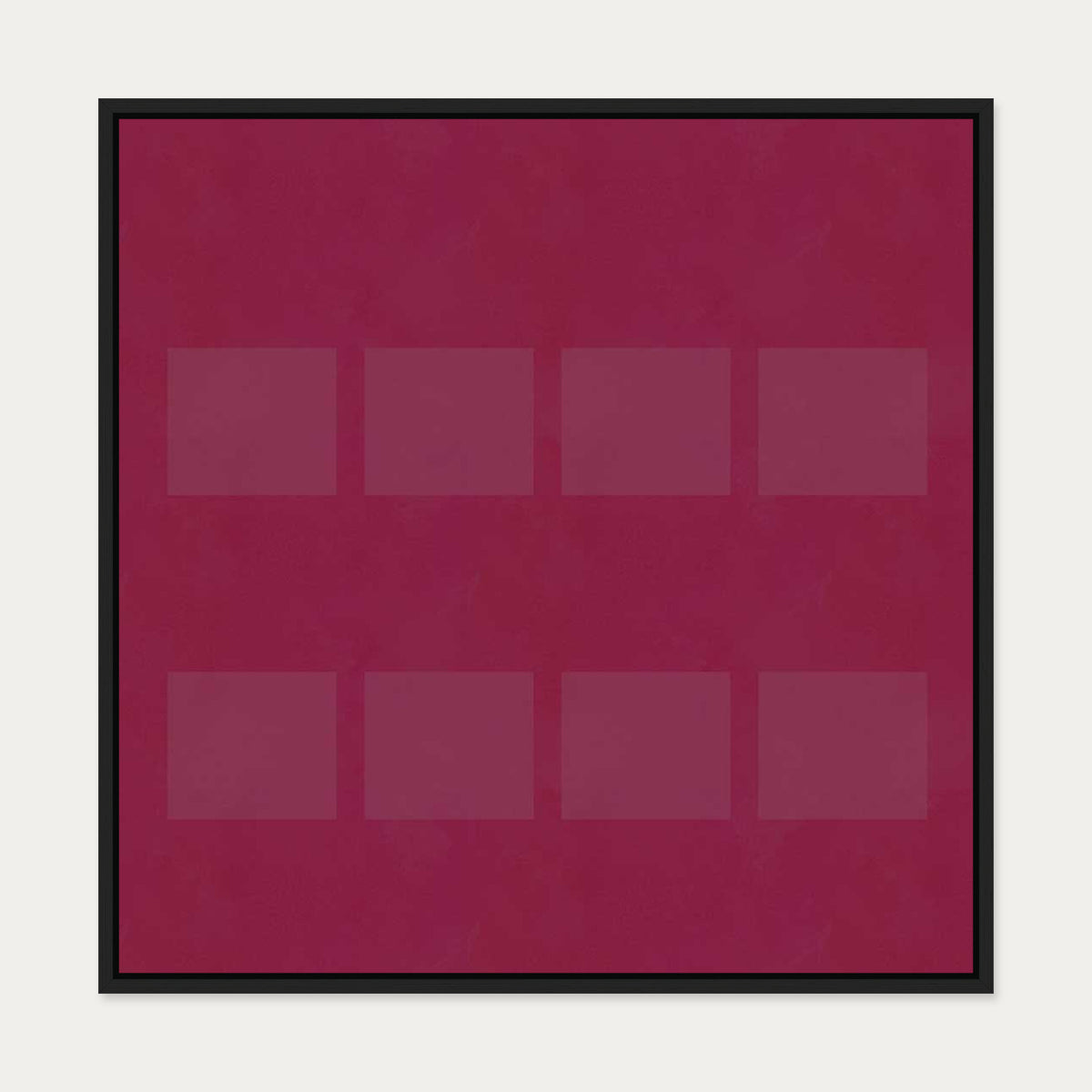 Viva Magenta I Canvas Art — 70 x 70 cm — Black Frame