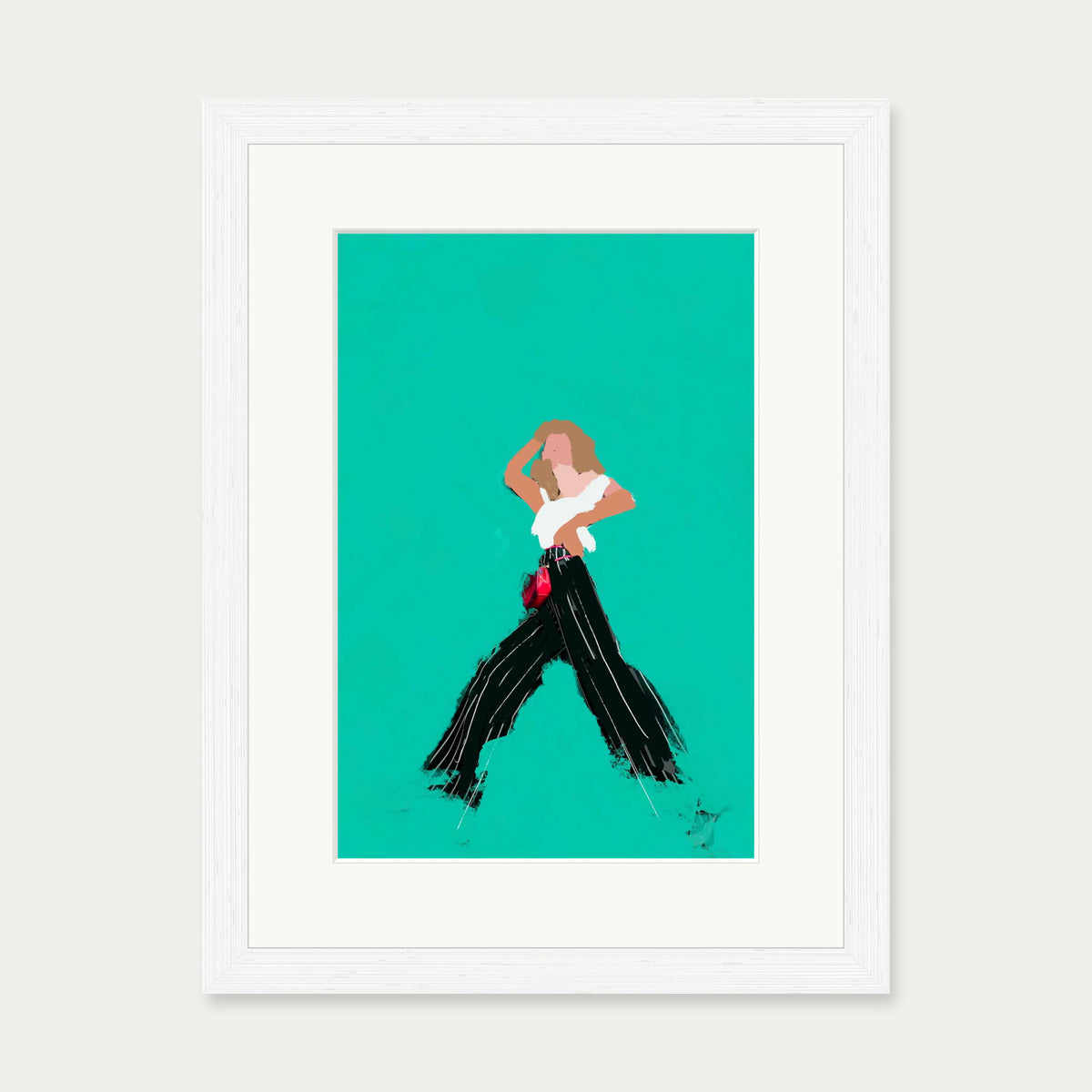 Walking In Wonder Art Print — 30 x 40 cm — White Frame