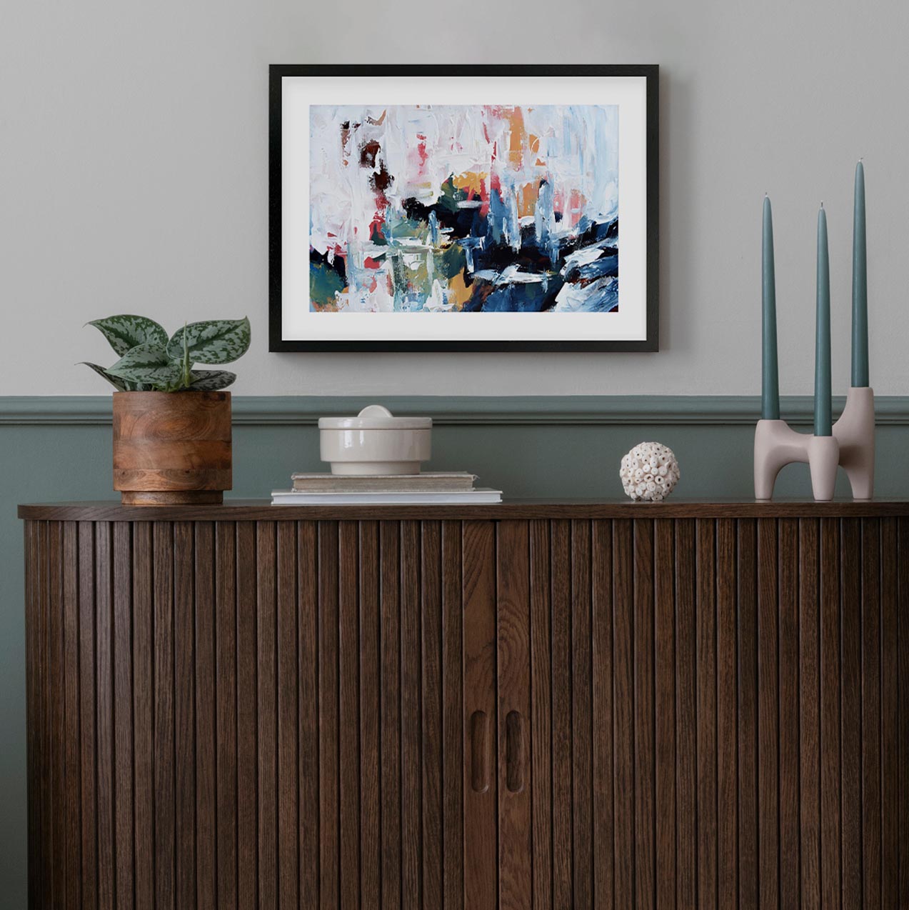 Abstract 182 Framed Art
