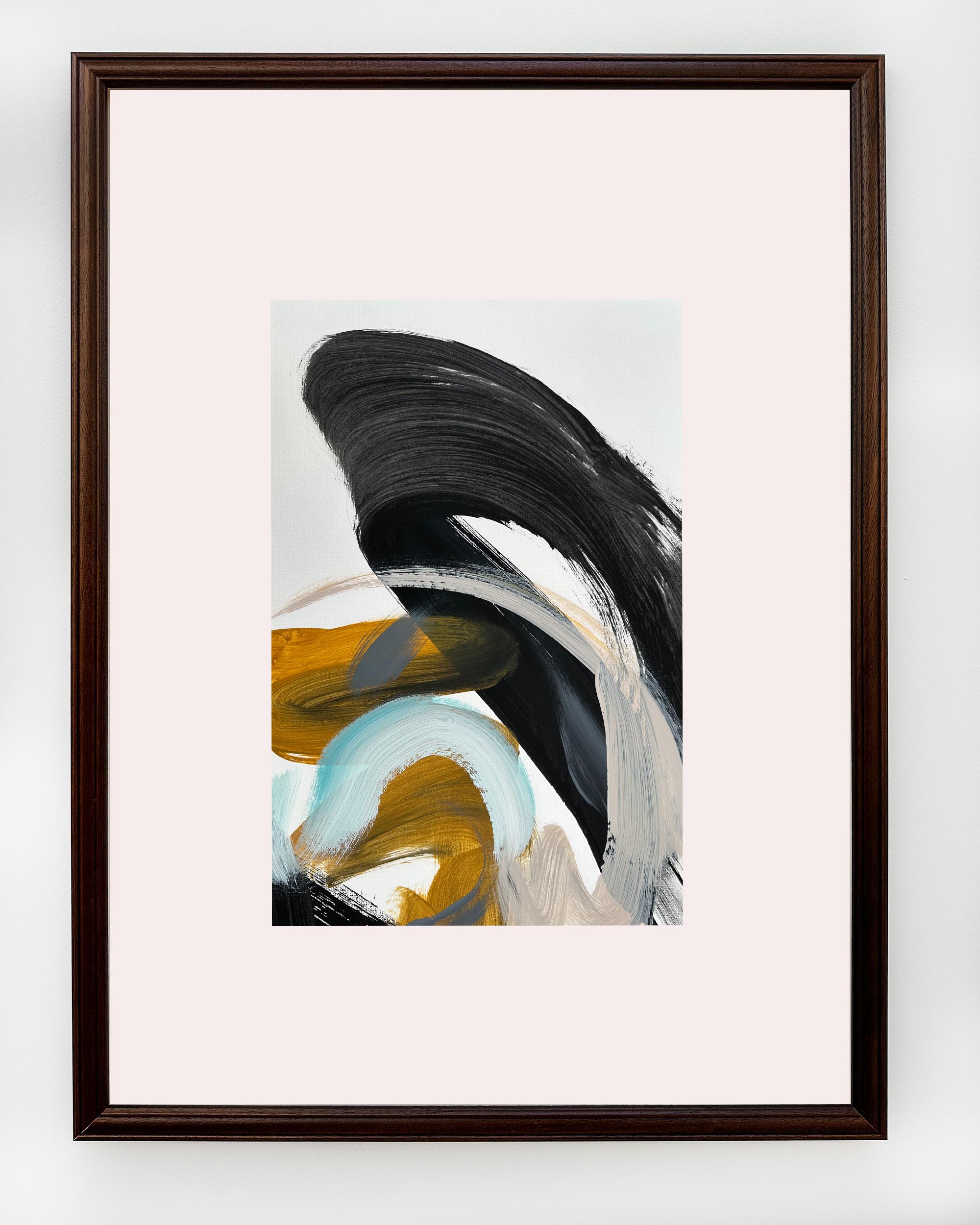 Surfing | Framed Original Painting