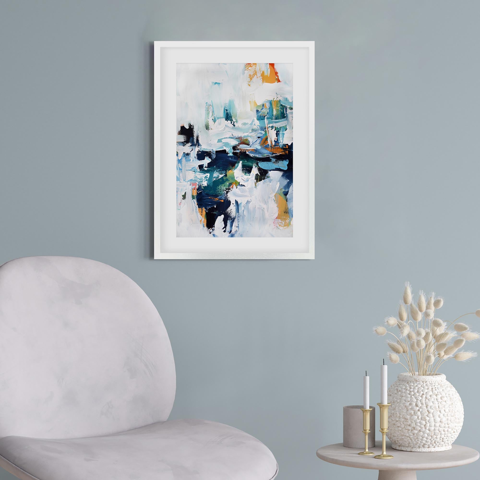 Abstract 156 Framed Art