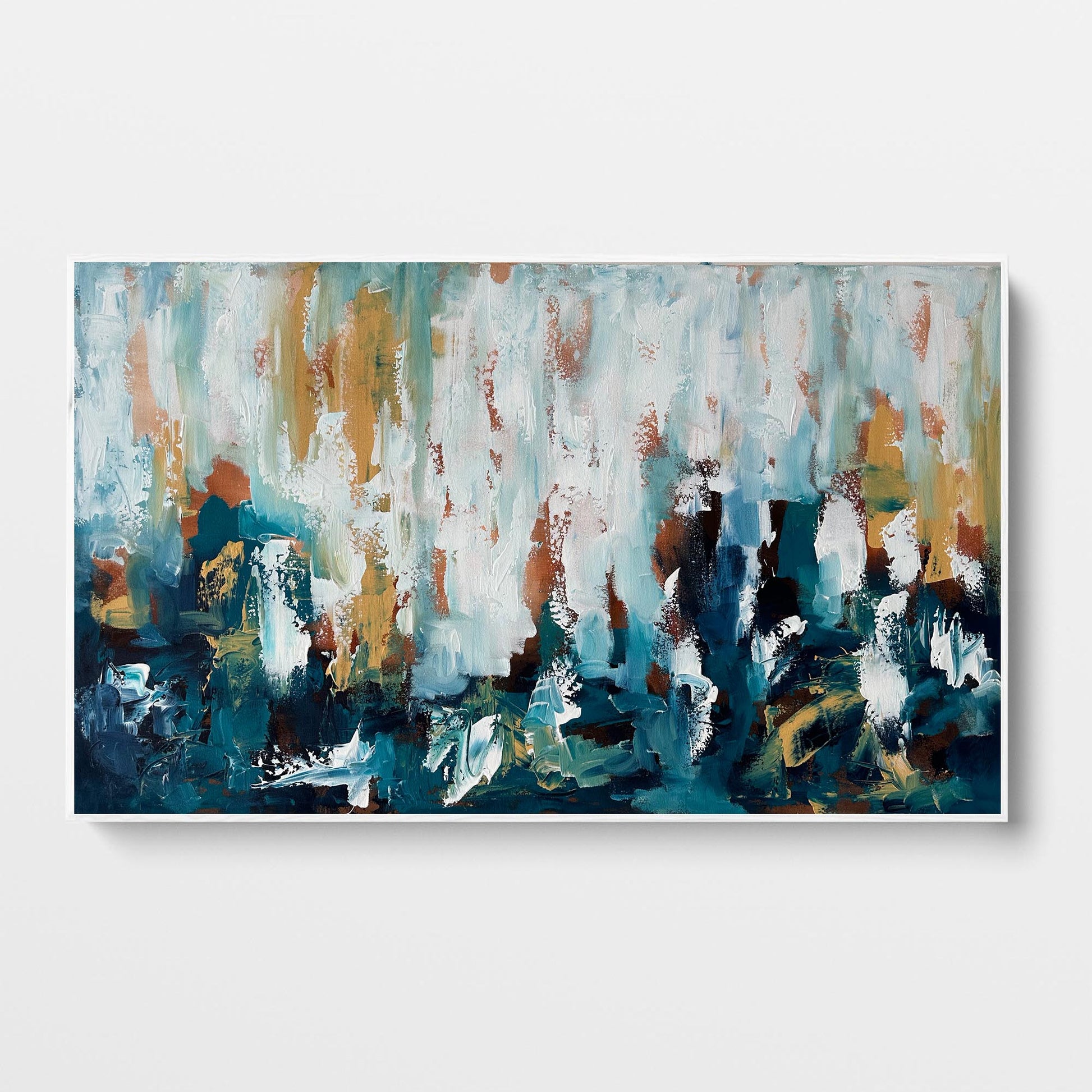 Follow Me Down The Rabbit Hole - Original Painting-Abstract House