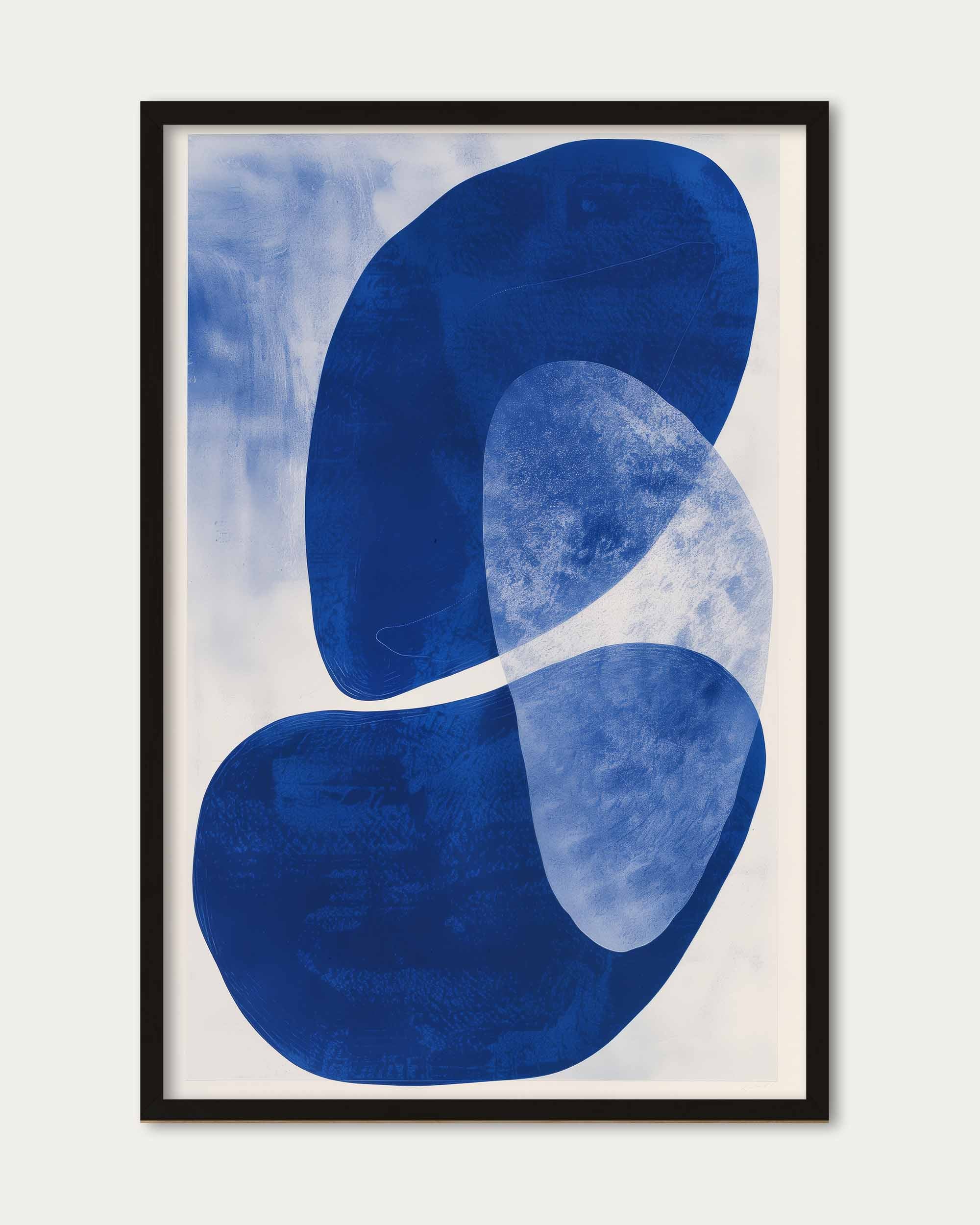 Rewind Blue Wall Art Print