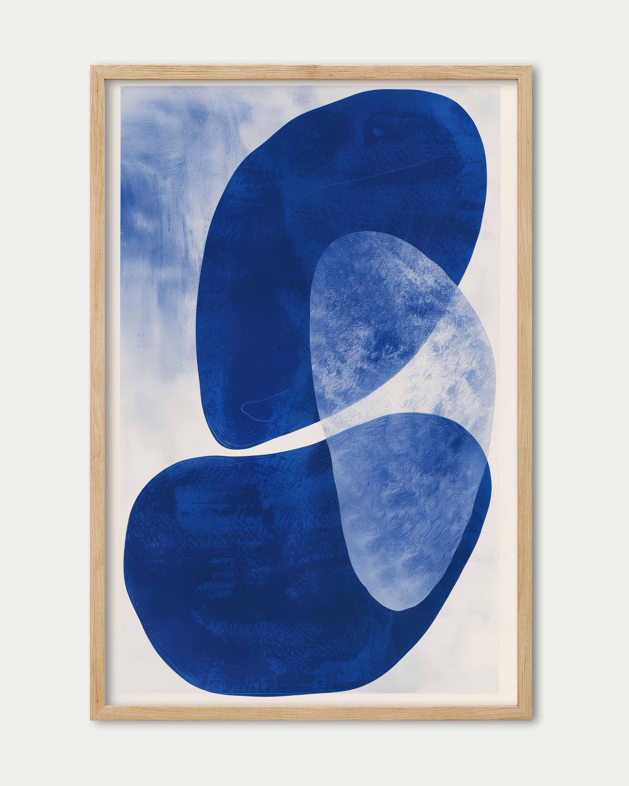 Rewind Blue Wall Art Print