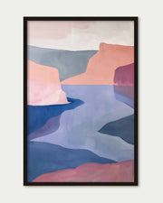 Shaded Lake Wall Art Print