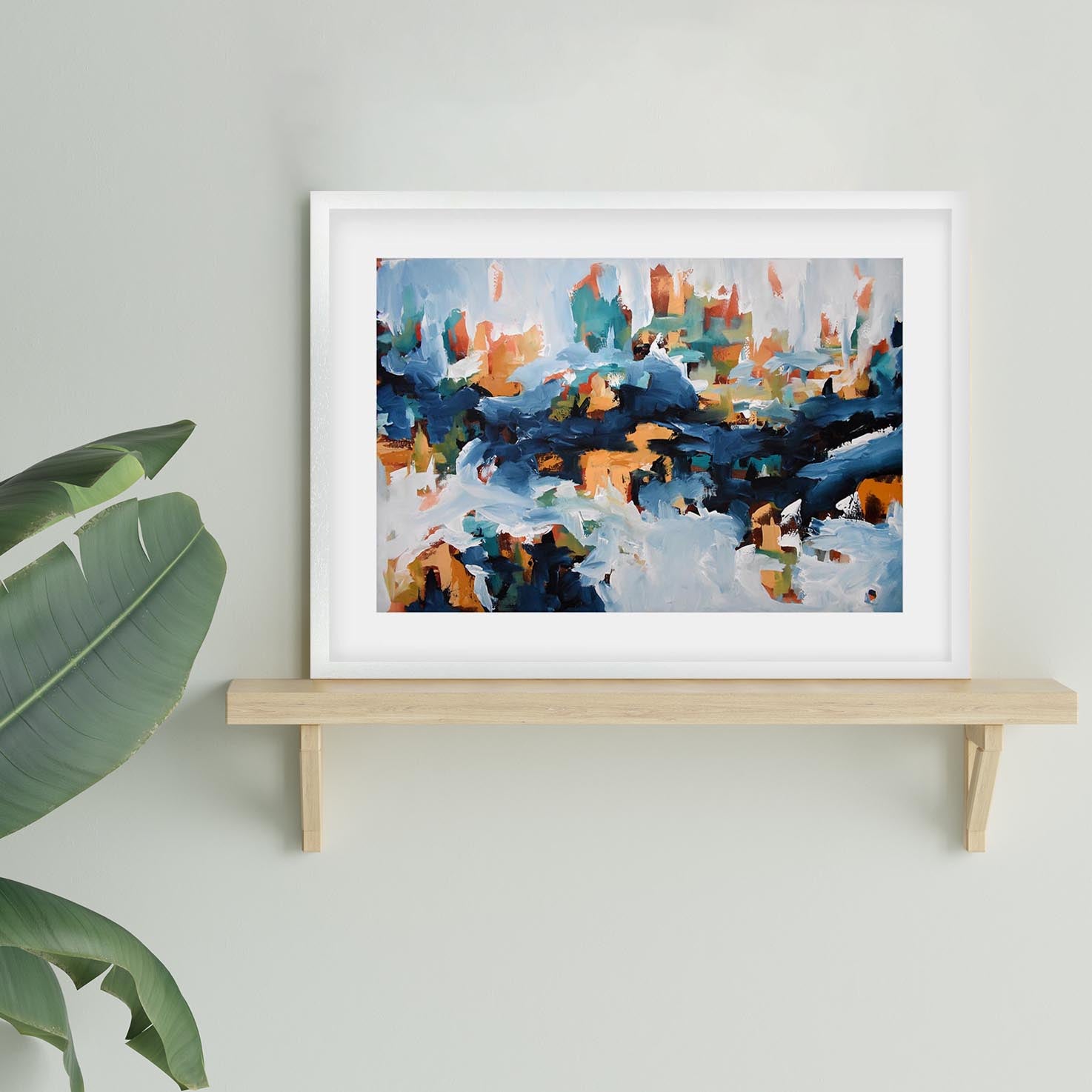 Abstract 398 Framed Art